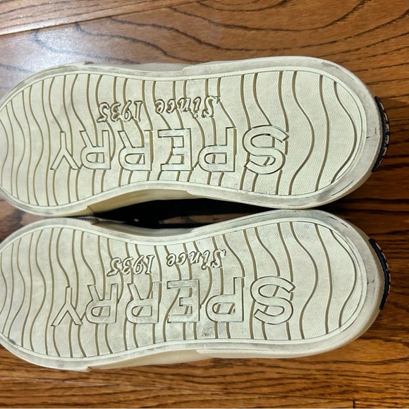 Women’s wool blend top-sider lace up sneakers size 7 - Picture 4 of 5